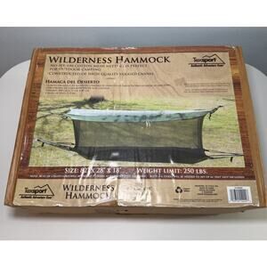 Texsport Wilderness Hammock Tent Combo Shelter OD Green